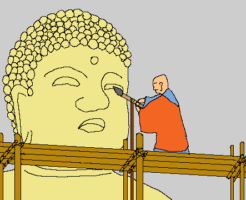 廬舎那仏の開眼