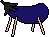ナスの牛のイラスト