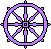 転法輪アイコン－紫