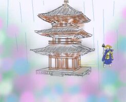 大日経-久米寺のイラスト