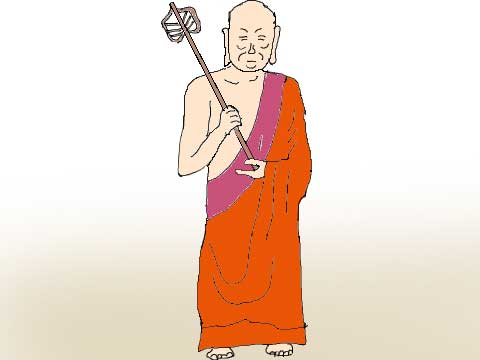 舎利弗のイラスト