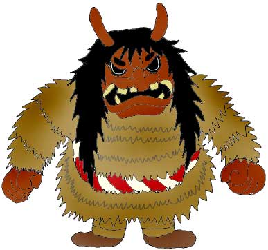 来訪神のイラスト