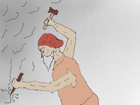 禅海和尚のイラスト