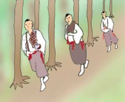 六根清浄のイラスト