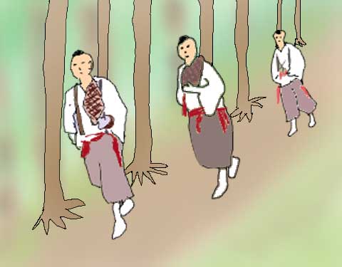 六根清浄のイラスト