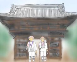 発心のイラスト