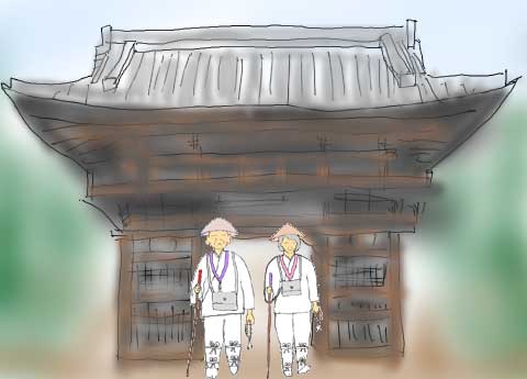 発心のイラスト