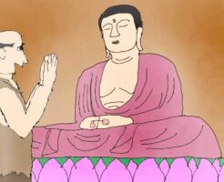 南無阿弥陀仏のイラスト